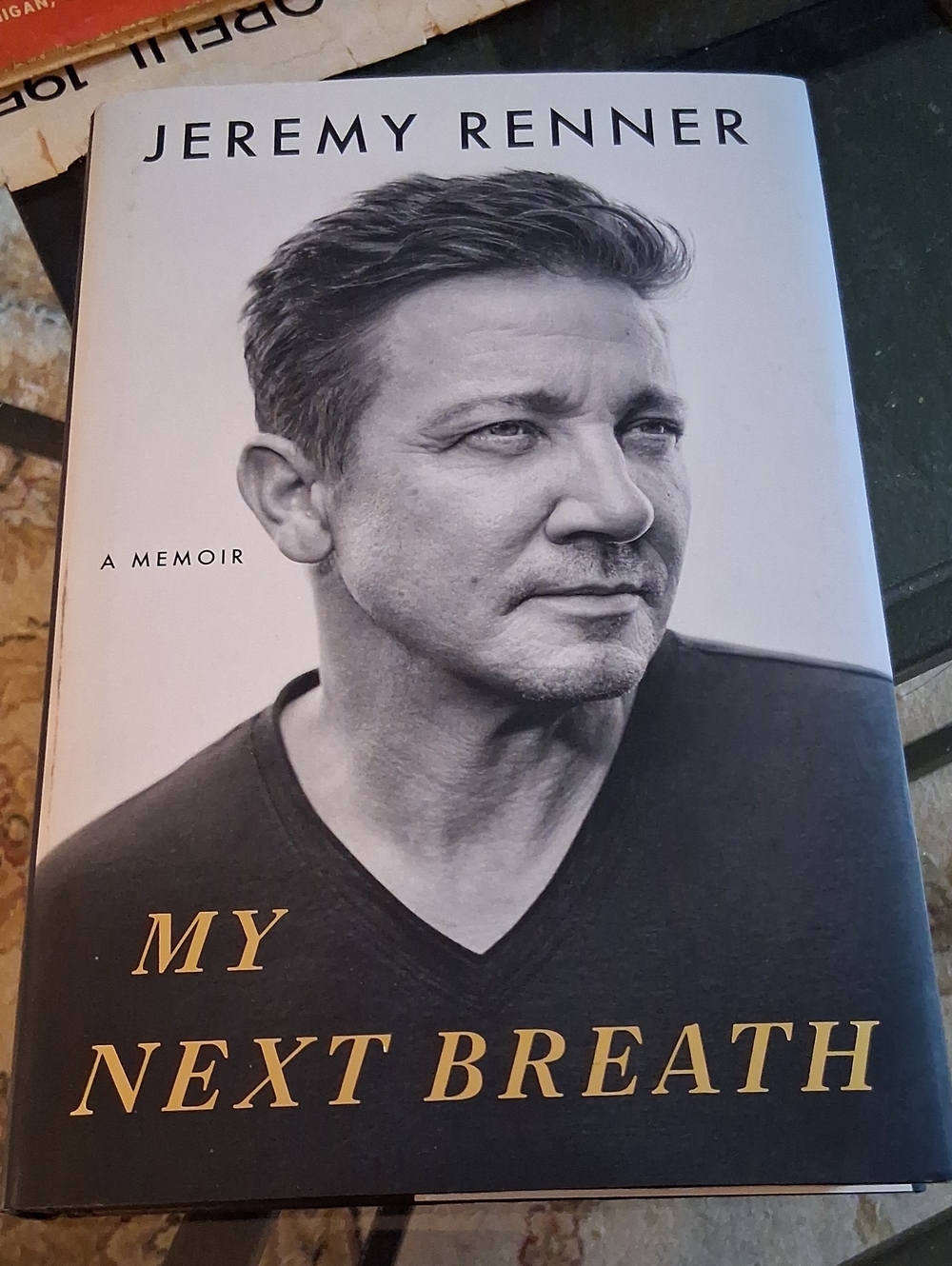 MY NEXT BREATH, BY JEREMY RENNER